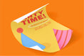 Load image into Gallery viewer, Colorful Flyer of a party hat with 'Dirty Time!' text on an orange background