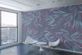 Load image into Gallery viewer, The Muted Purple Leaves Wallpaper