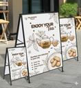 Load image into Gallery viewer, Metal Sandwich Board Signs
