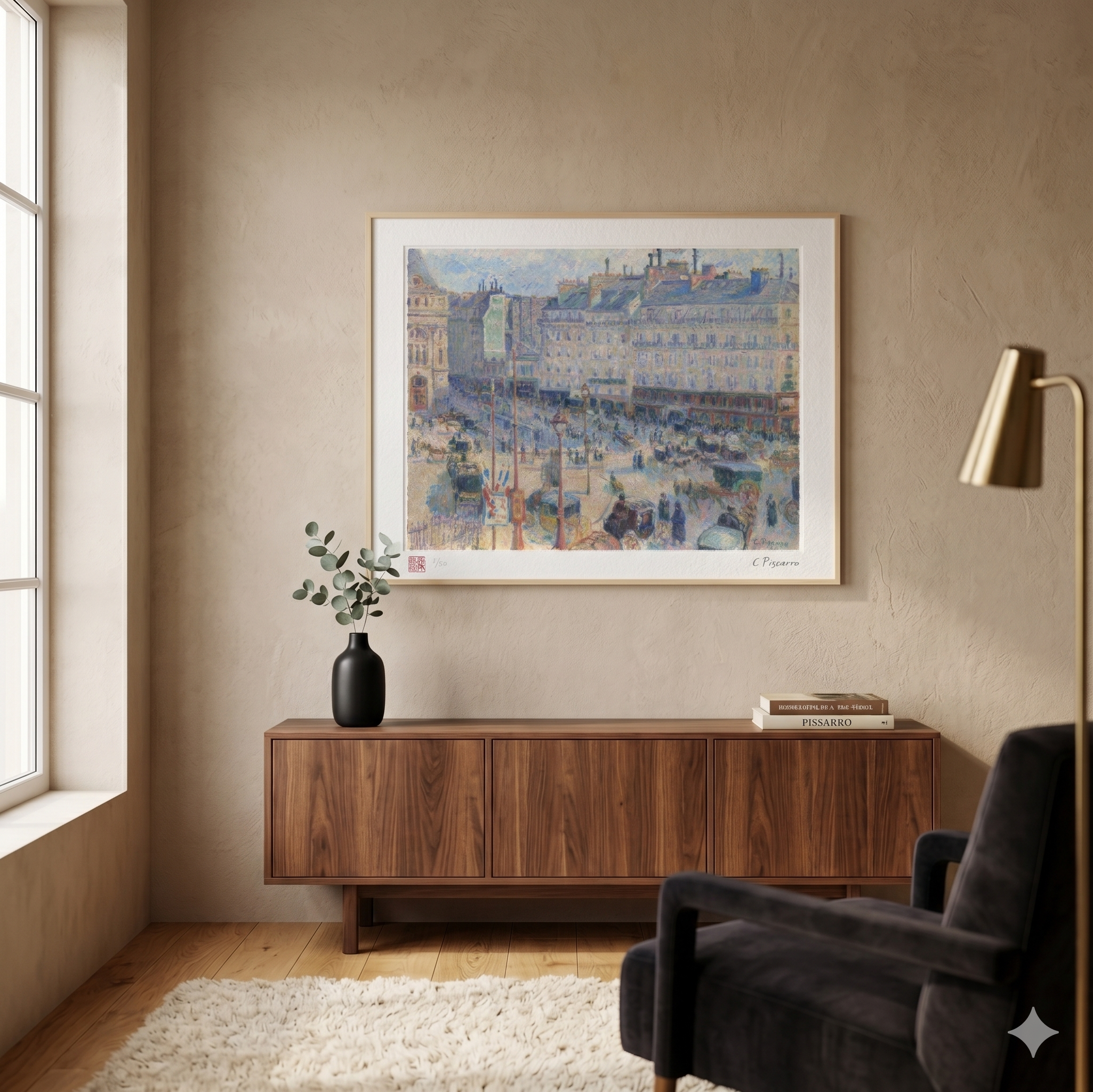 The Place du Havre, Paris(1893) Wall Art