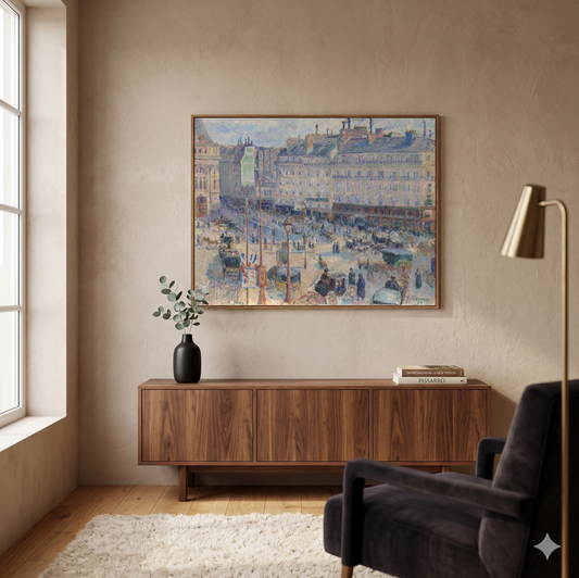 The Place du Havre, Paris(1893) Wall Art