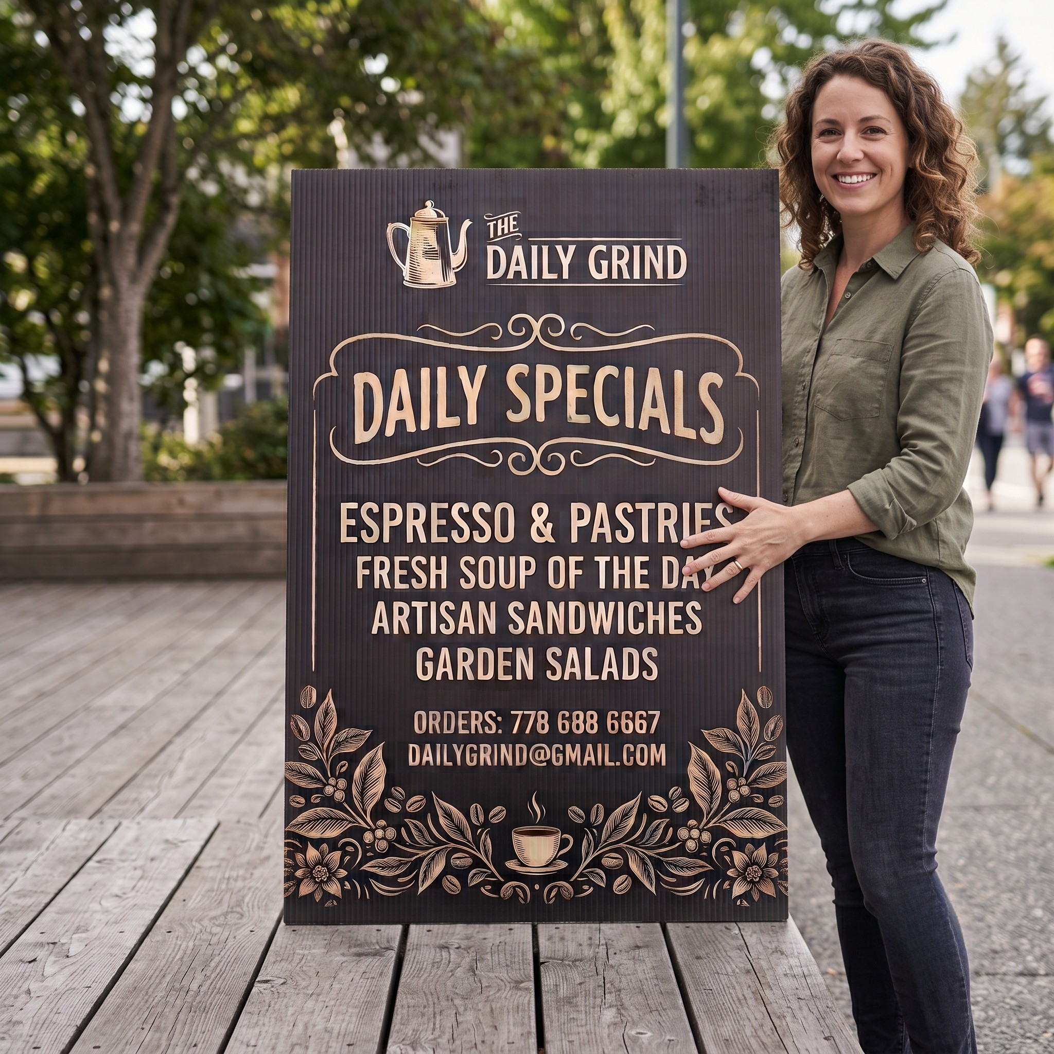 Metal Sandwich Board Signs