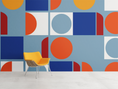 Load image into Gallery viewer, Spectrum Shapes Wallpaper
