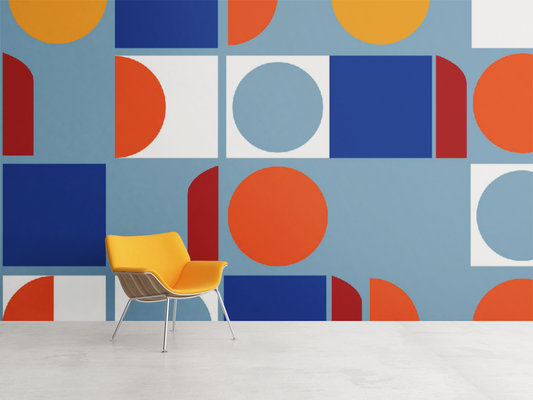 Spectrum Shapes Wallpaper