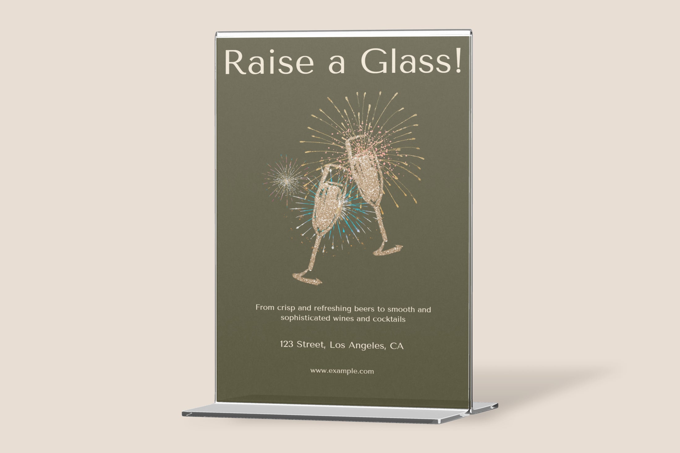 Table Top Sign