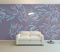 Load image into Gallery viewer, The Muted Purple Leaves Wallpaper
